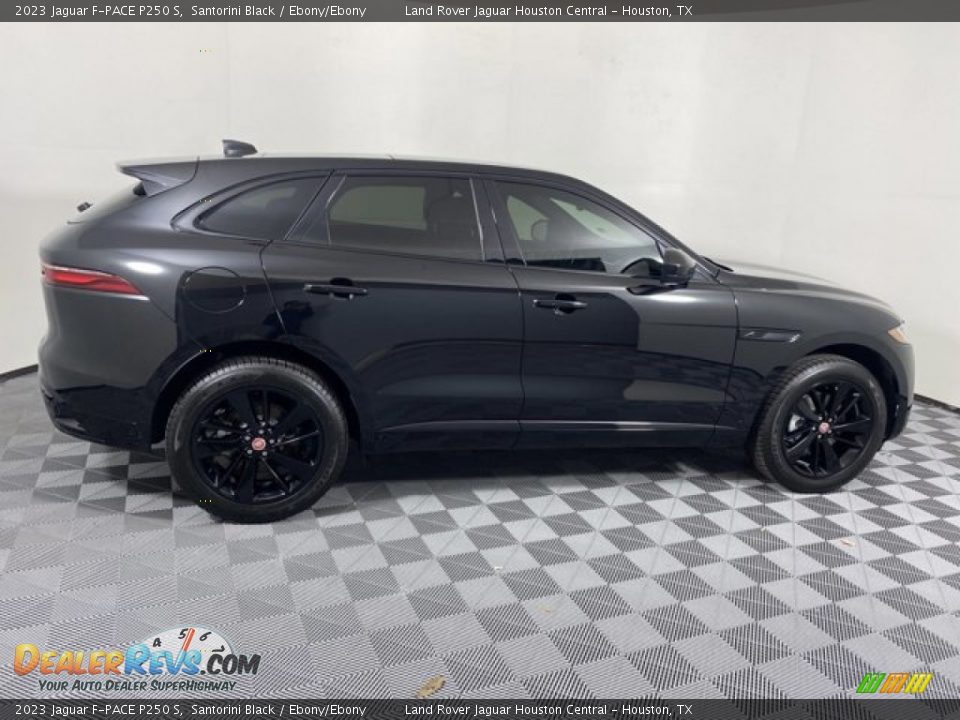 Santorini Black 2023 Jaguar F-PACE P250 S Photo #11