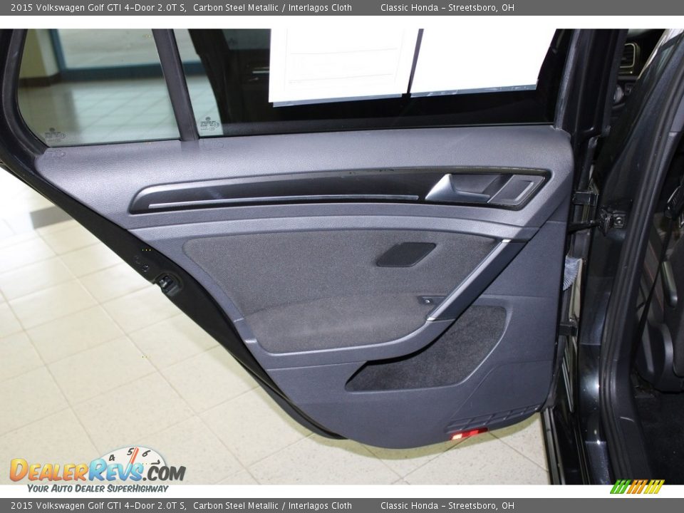 2015 Volkswagen Golf GTI 4-Door 2.0T S Carbon Steel Metallic / Interlagos Cloth Photo #23