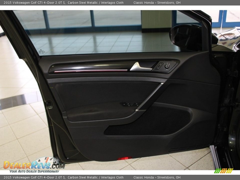 2015 Volkswagen Golf GTI 4-Door 2.0T S Carbon Steel Metallic / Interlagos Cloth Photo #26