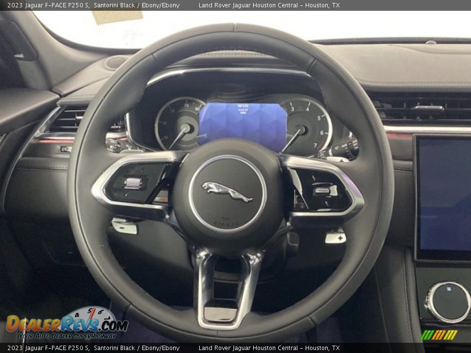 2023 Jaguar F-PACE P250 S Steering Wheel Photo #17