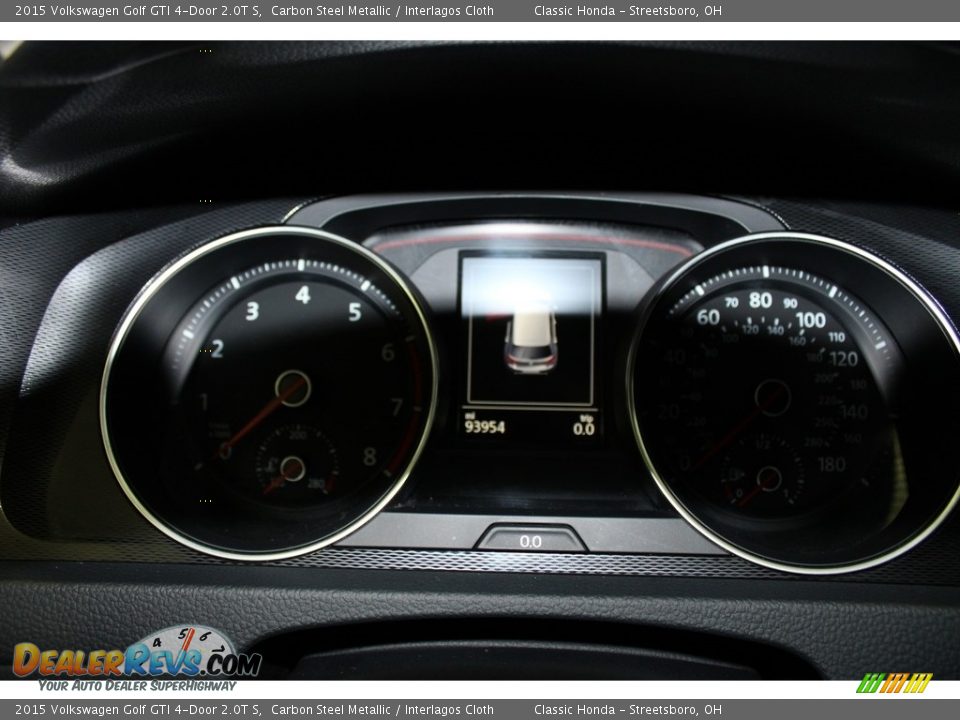 2015 Volkswagen Golf GTI 4-Door 2.0T S Carbon Steel Metallic / Interlagos Cloth Photo #30