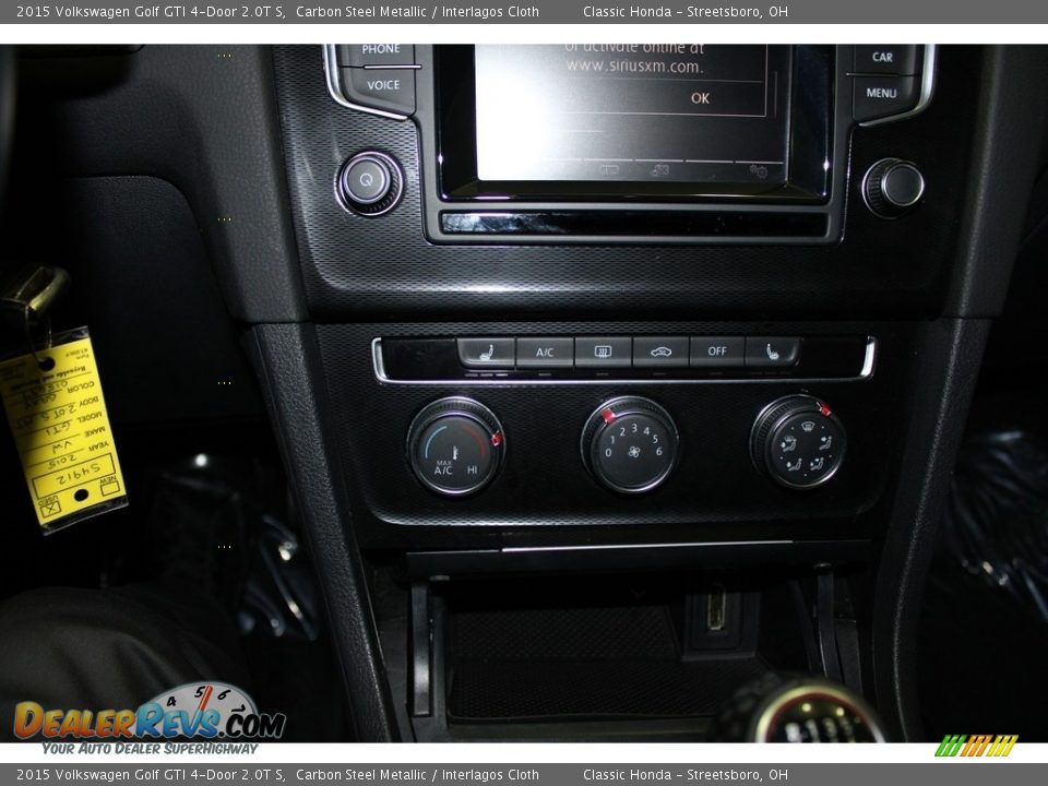 2015 Volkswagen Golf GTI 4-Door 2.0T S Carbon Steel Metallic / Interlagos Cloth Photo #33