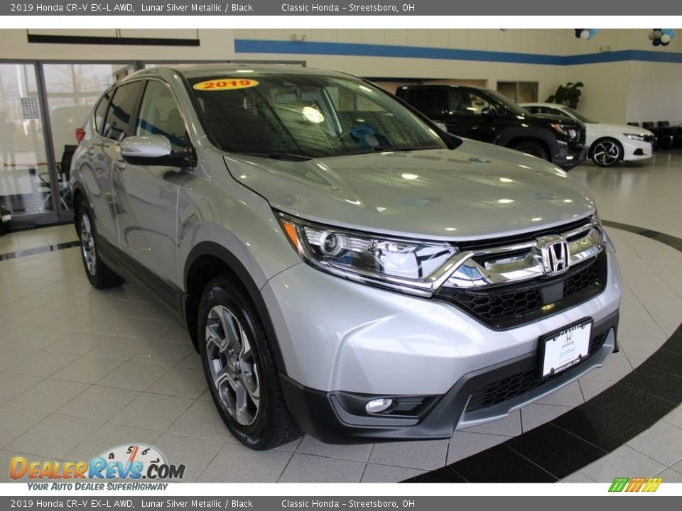 2019 Honda CR-V EX-L AWD Lunar Silver Metallic / Black Photo #4