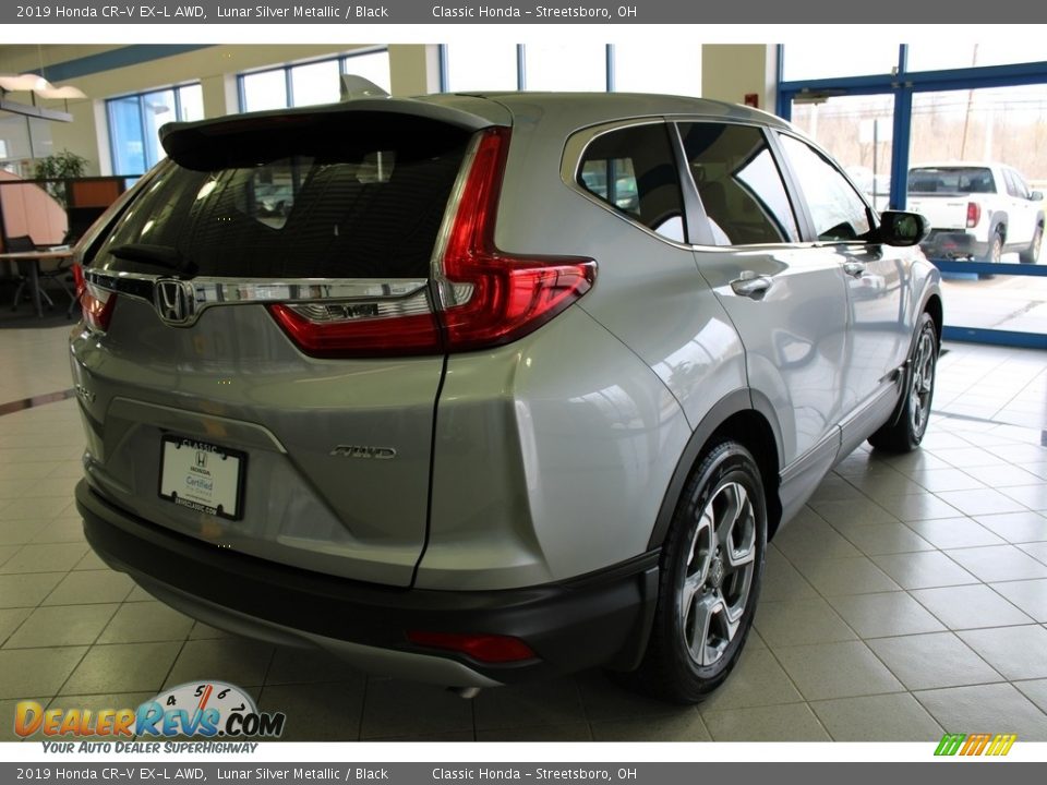 2019 Honda CR-V EX-L AWD Lunar Silver Metallic / Black Photo #8