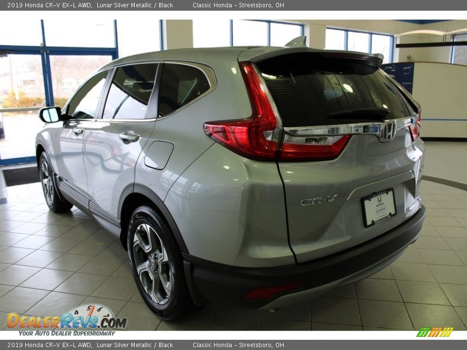 2019 Honda CR-V EX-L AWD Lunar Silver Metallic / Black Photo #10