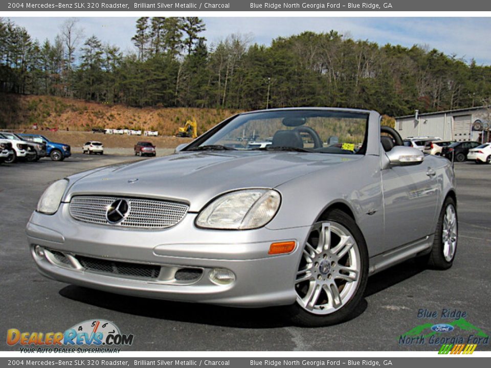 2004 Mercedes-Benz SLK 320 Roadster Brilliant Silver Metallic / Charcoal Photo #1