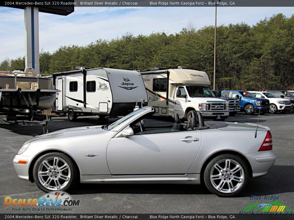 2004 Mercedes-Benz SLK 320 Roadster Brilliant Silver Metallic / Charcoal Photo #2