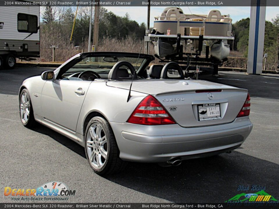 2004 Mercedes-Benz SLK 320 Roadster Brilliant Silver Metallic / Charcoal Photo #3