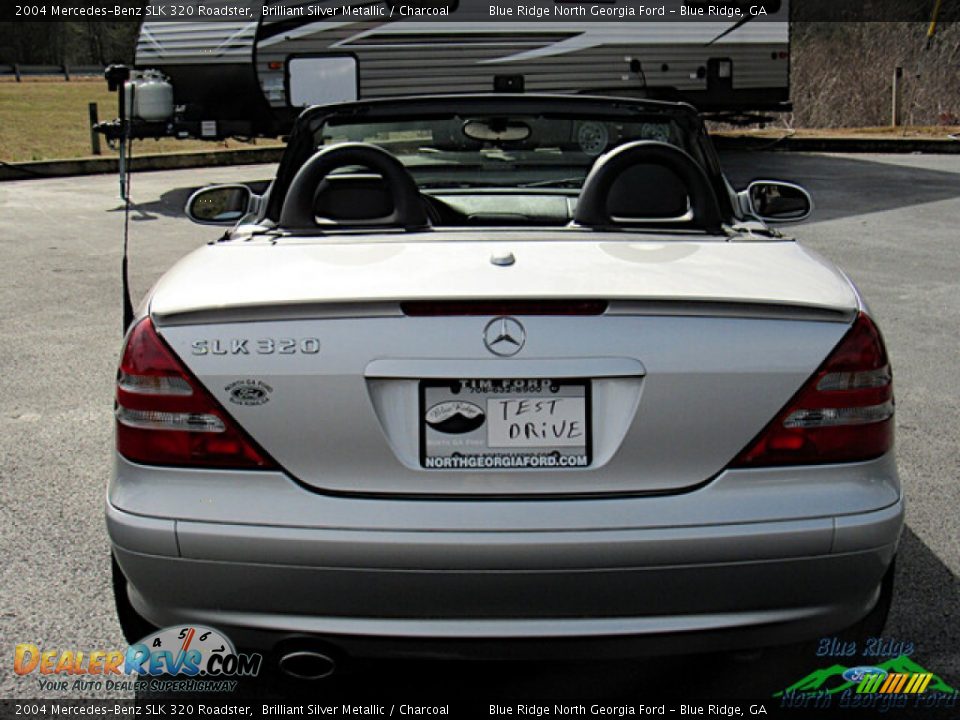 2004 Mercedes-Benz SLK 320 Roadster Brilliant Silver Metallic / Charcoal Photo #4