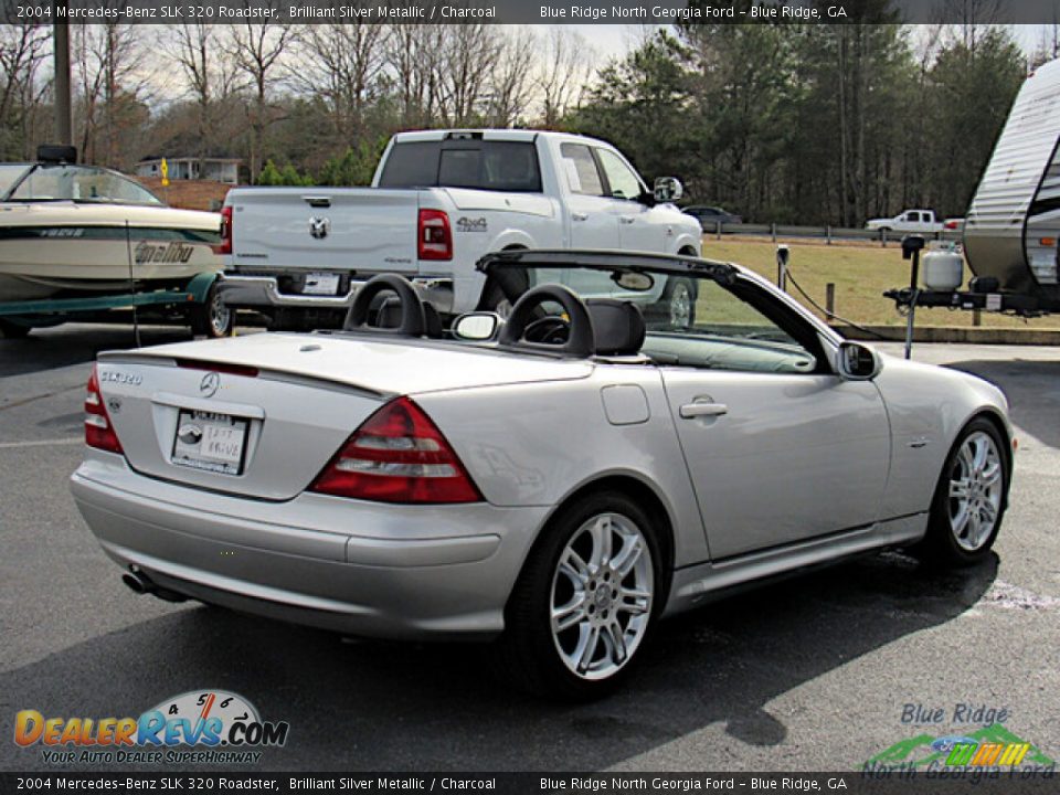 2004 Mercedes-Benz SLK 320 Roadster Brilliant Silver Metallic / Charcoal Photo #5