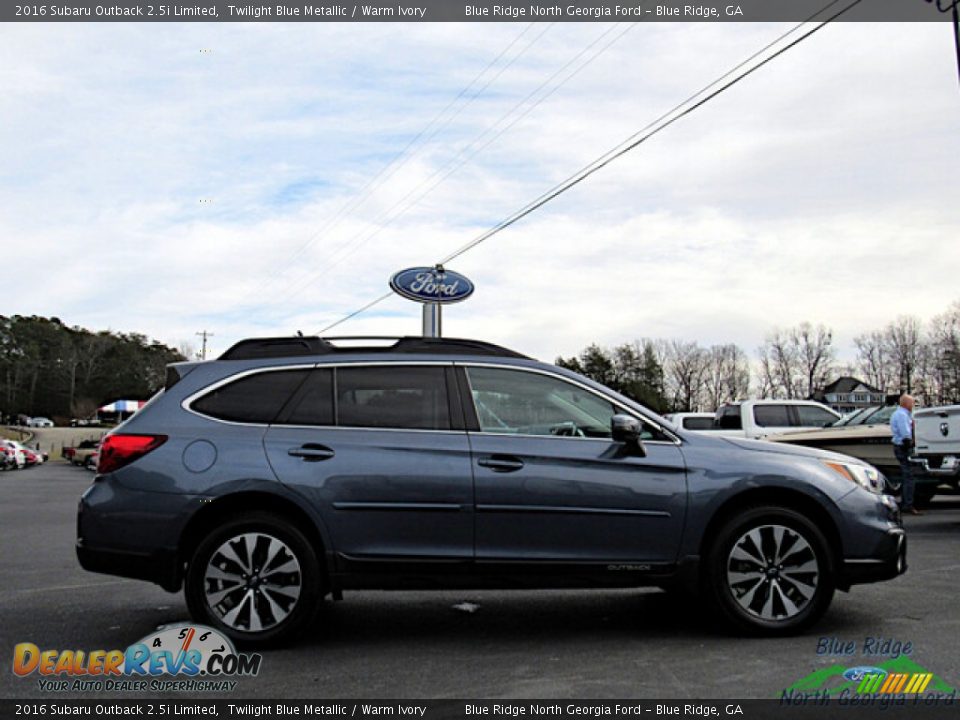 2016 Subaru Outback 2.5i Limited Twilight Blue Metallic / Warm Ivory Photo #6