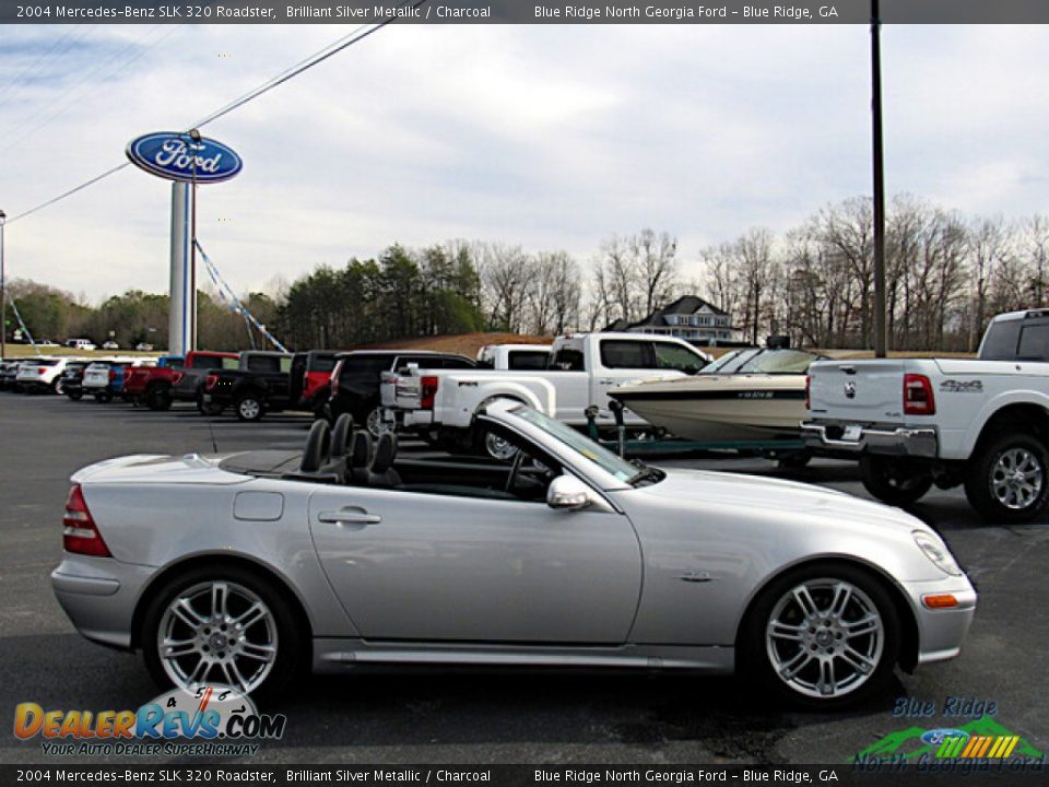 2004 Mercedes-Benz SLK 320 Roadster Brilliant Silver Metallic / Charcoal Photo #6