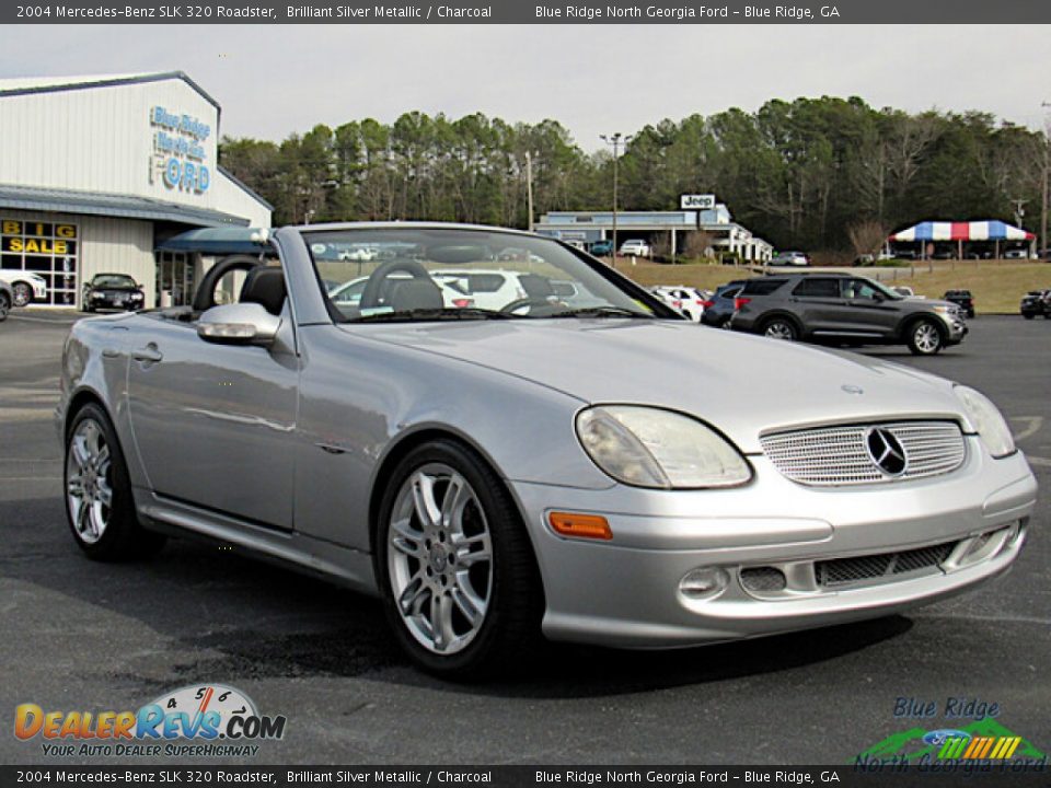 2004 Mercedes-Benz SLK 320 Roadster Brilliant Silver Metallic / Charcoal Photo #7