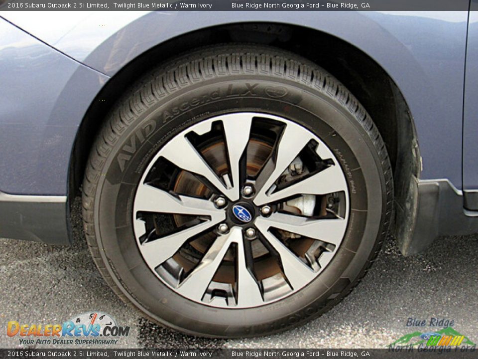 2016 Subaru Outback 2.5i Limited Wheel Photo #9