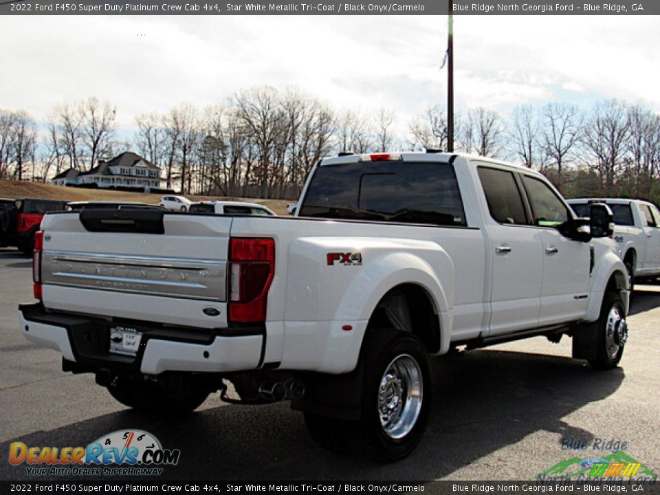 Star White Metallic Tri-Coat 2022 Ford F450 Super Duty Platinum Crew Cab 4x4 Photo #5