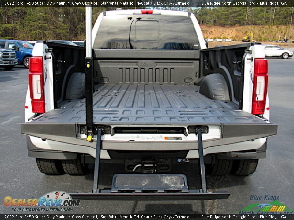 2022 Ford F450 Super Duty Platinum Crew Cab 4x4 Star White Metallic Tri-Coat / Black Onyx/Carmelo Photo #13