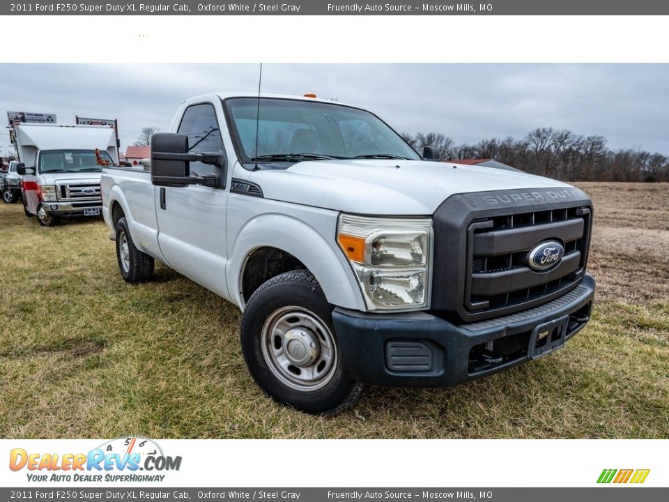 2011 Ford F250 Super Duty XL Regular Cab Oxford White / Steel Gray Photo #1