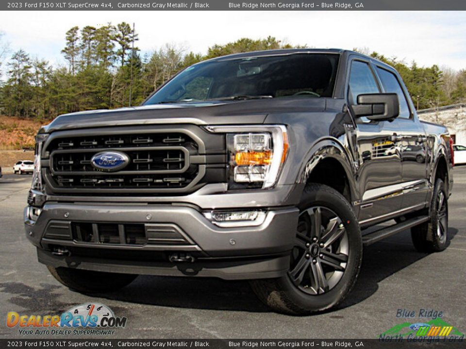 2023 Ford F150 XLT SuperCrew 4x4 Carbonized Gray Metallic / Black Photo #1