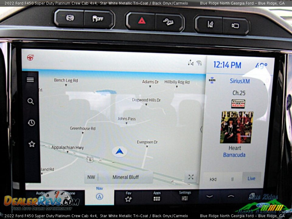 Navigation of 2022 Ford F450 Super Duty Platinum Crew Cab 4x4 Photo #18