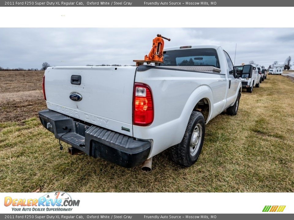 2011 Ford F250 Super Duty XL Regular Cab Oxford White / Steel Gray Photo #4