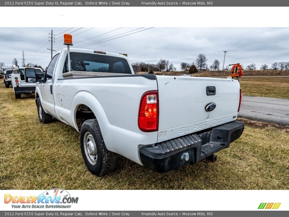 2011 Ford F250 Super Duty XL Regular Cab Oxford White / Steel Gray Photo #6