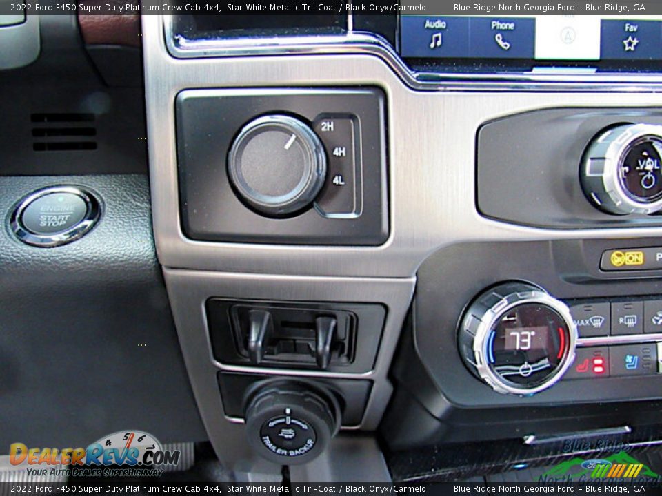 Controls of 2022 Ford F450 Super Duty Platinum Crew Cab 4x4 Photo #21