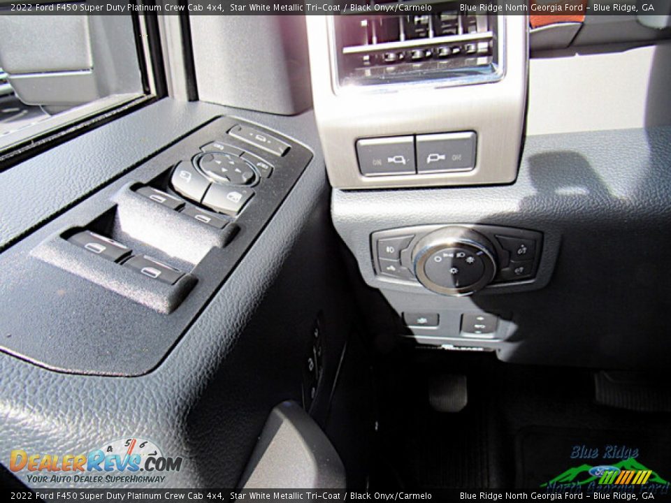2022 Ford F450 Super Duty Platinum Crew Cab 4x4 Star White Metallic Tri-Coat / Black Onyx/Carmelo Photo #22