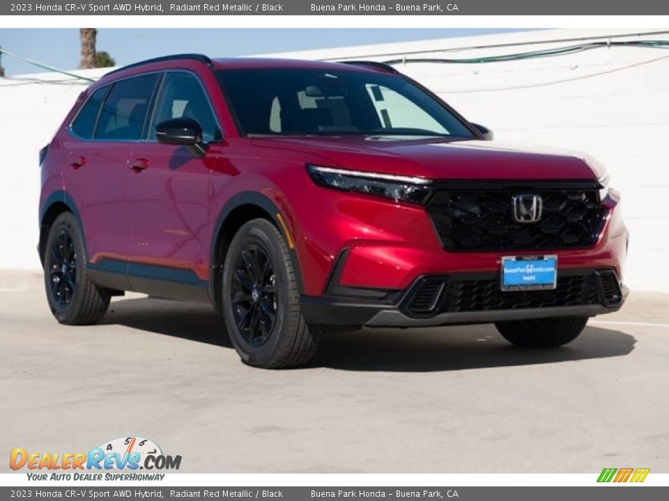 Front 3/4 View of 2023 Honda CR-V Sport AWD Hybrid Photo #1