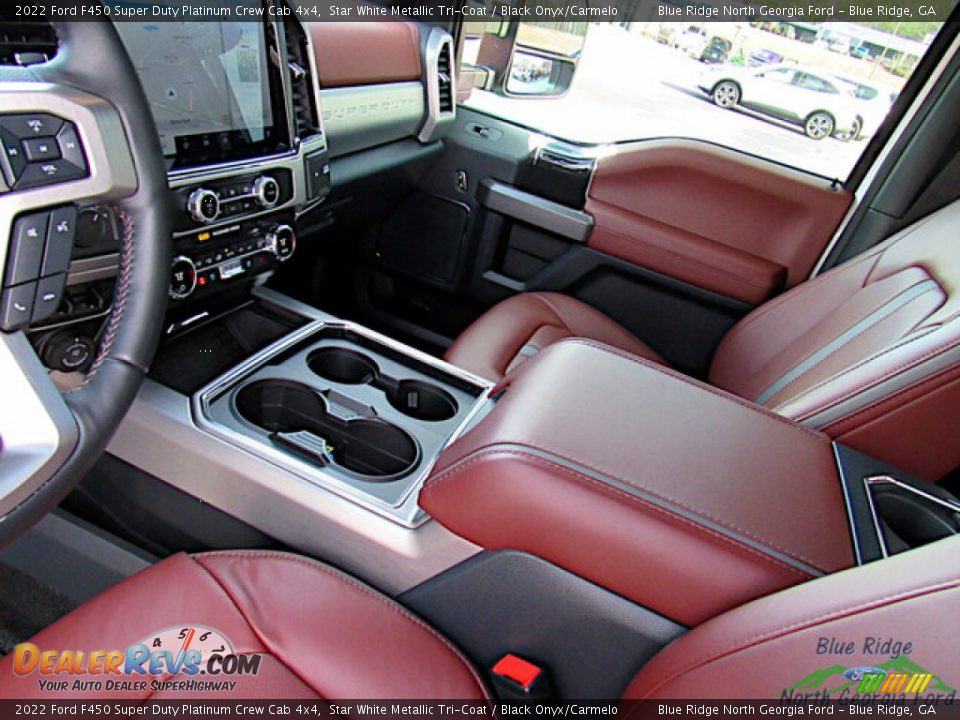 Front Seat of 2022 Ford F450 Super Duty Platinum Crew Cab 4x4 Photo #25