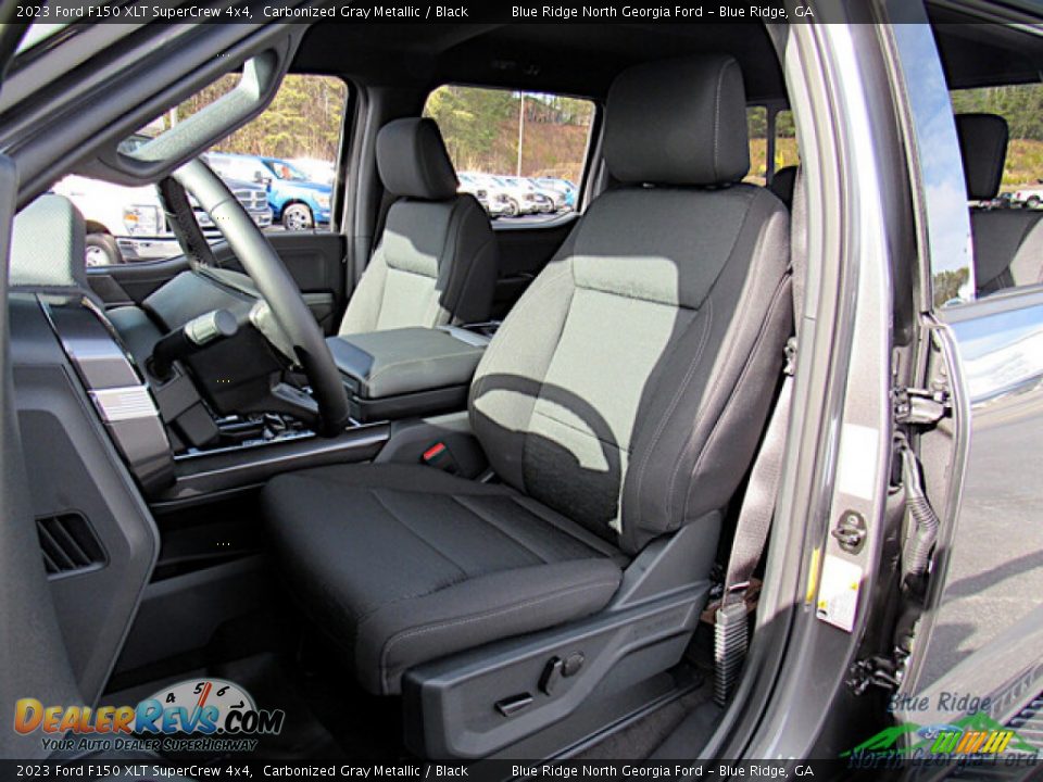 Front Seat of 2023 Ford F150 XLT SuperCrew 4x4 Photo #10