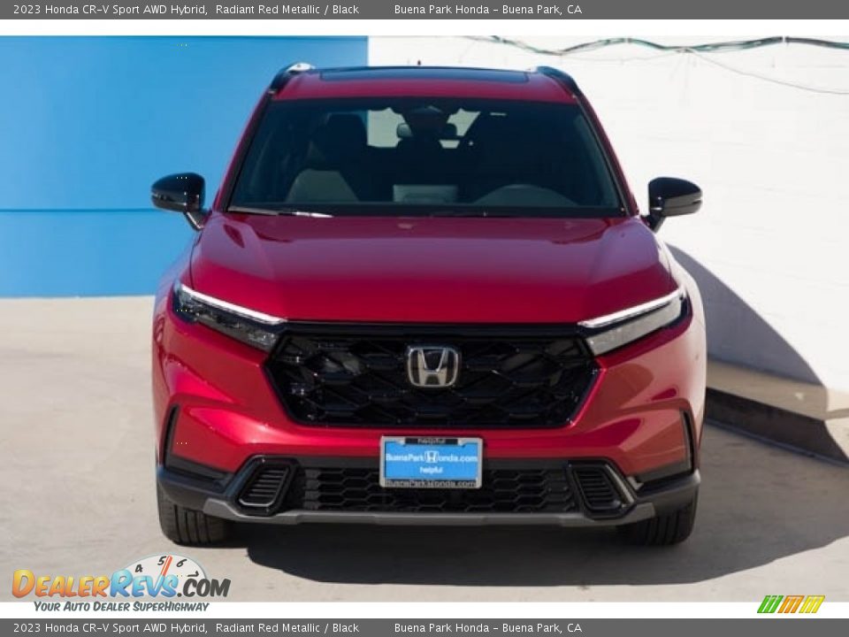 Radiant Red Metallic 2023 Honda CR-V Sport AWD Hybrid Photo #3