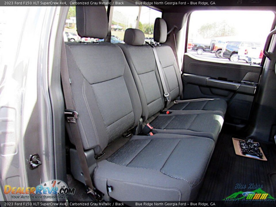 Rear Seat of 2023 Ford F150 XLT SuperCrew 4x4 Photo #12