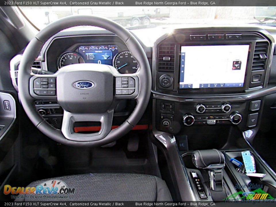 Dashboard of 2023 Ford F150 XLT SuperCrew 4x4 Photo #15