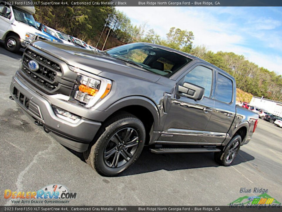 Carbonized Gray Metallic 2023 Ford F150 XLT SuperCrew 4x4 Photo #25