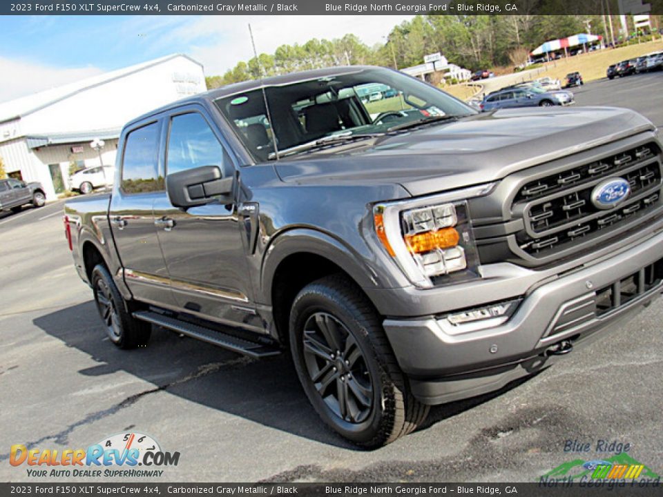 2023 Ford F150 XLT SuperCrew 4x4 Carbonized Gray Metallic / Black Photo #26