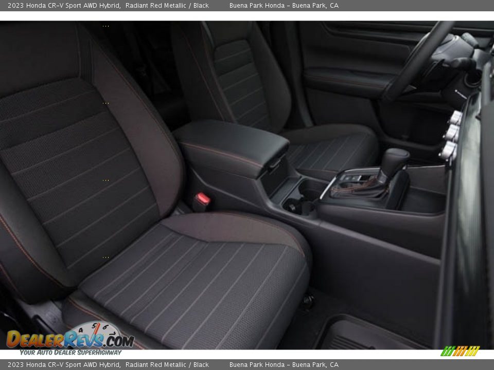 2023 Honda CR-V Sport AWD Hybrid Radiant Red Metallic / Black Photo #31