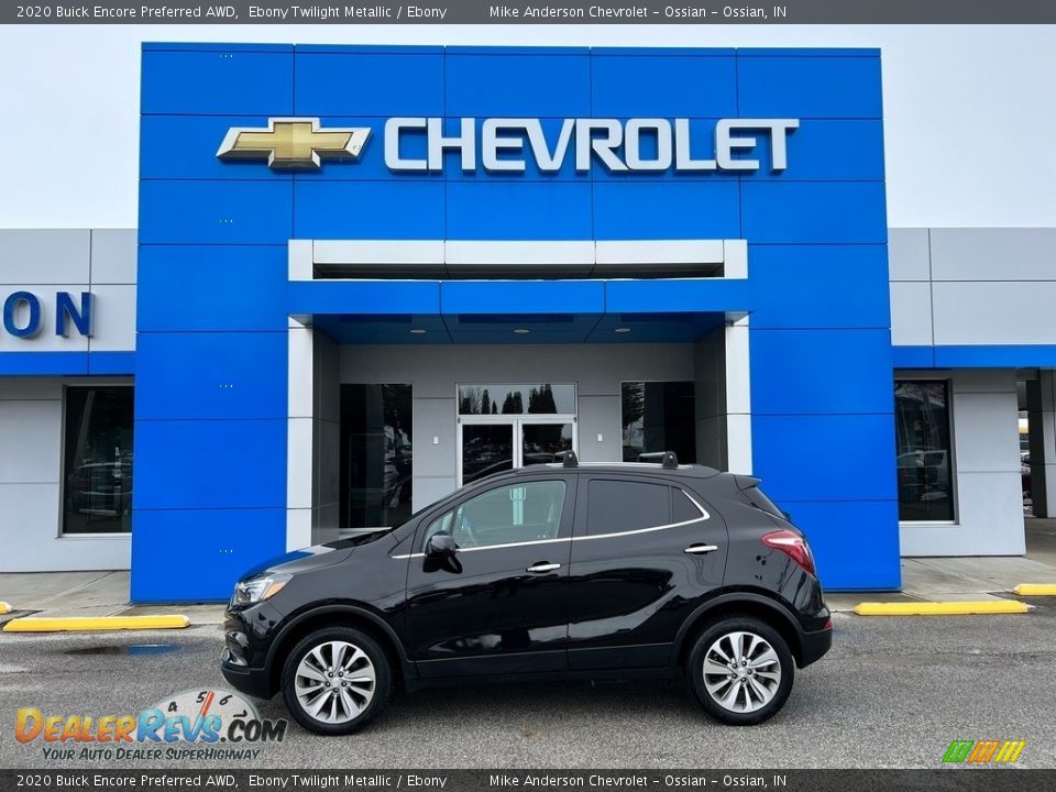 Ebony Twilight Metallic 2020 Buick Encore Preferred AWD Photo #1