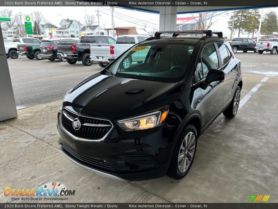 2020 Buick Encore Preferred AWD Ebony Twilight Metallic / Ebony Photo #2