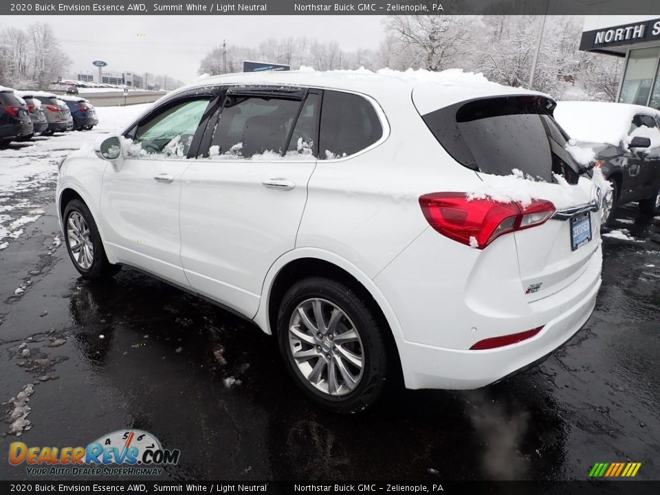 2020 Buick Envision Essence AWD Summit White / Light Neutral Photo #3