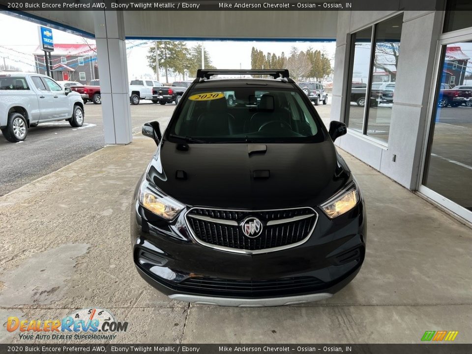 2020 Buick Encore Preferred AWD Ebony Twilight Metallic / Ebony Photo #3