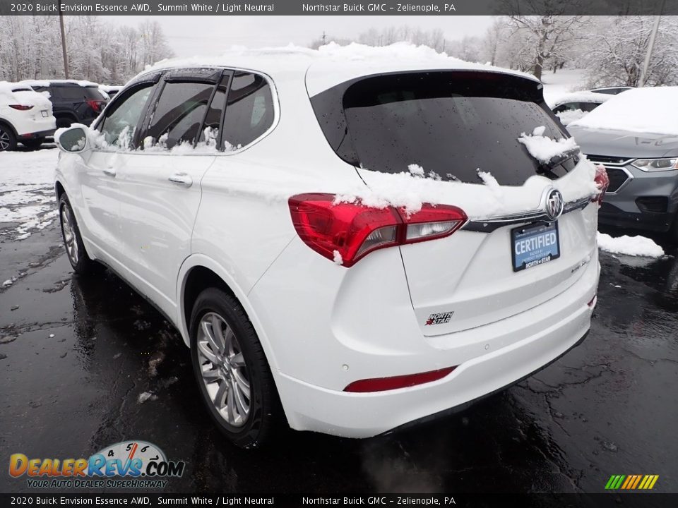 2020 Buick Envision Essence AWD Summit White / Light Neutral Photo #4