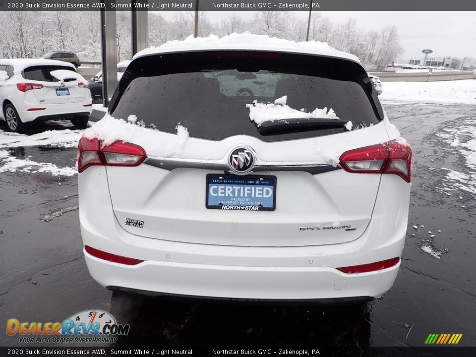 2020 Buick Envision Essence AWD Summit White / Light Neutral Photo #5