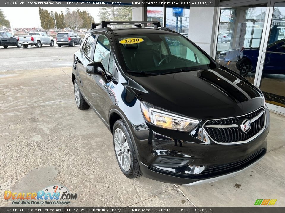 2020 Buick Encore Preferred AWD Ebony Twilight Metallic / Ebony Photo #5