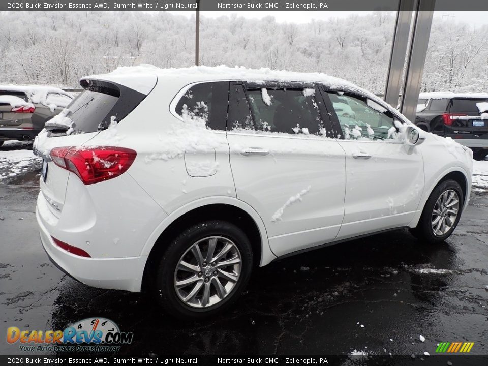 2020 Buick Envision Essence AWD Summit White / Light Neutral Photo #7