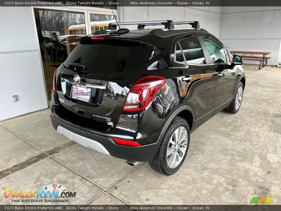 2020 Buick Encore Preferred AWD Ebony Twilight Metallic / Ebony Photo #7