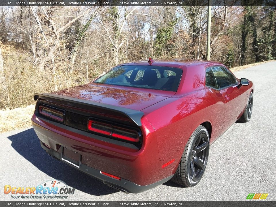 2022 Dodge Challenger SRT Hellcat Octane Red Pearl / Black Photo #6