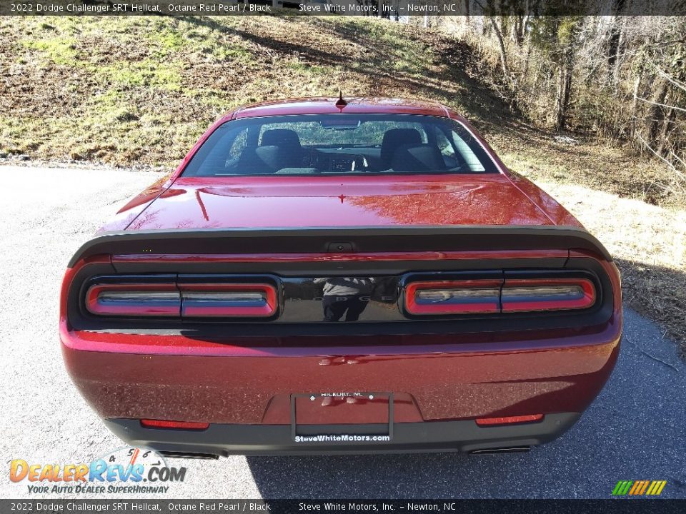 2022 Dodge Challenger SRT Hellcat Octane Red Pearl / Black Photo #7