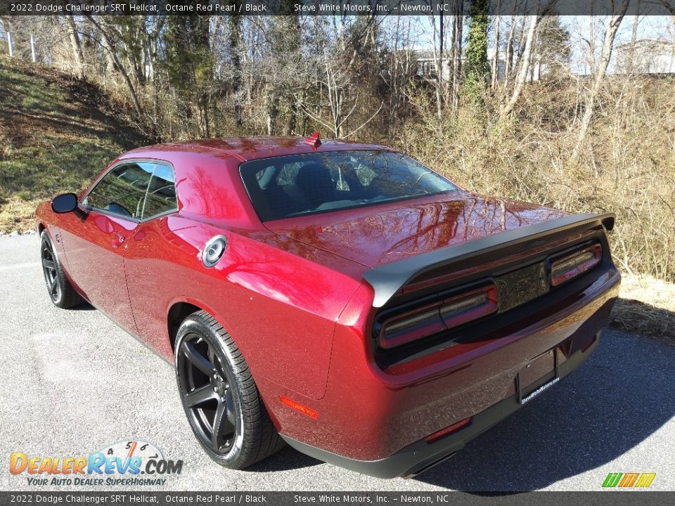 2022 Dodge Challenger SRT Hellcat Octane Red Pearl / Black Photo #8