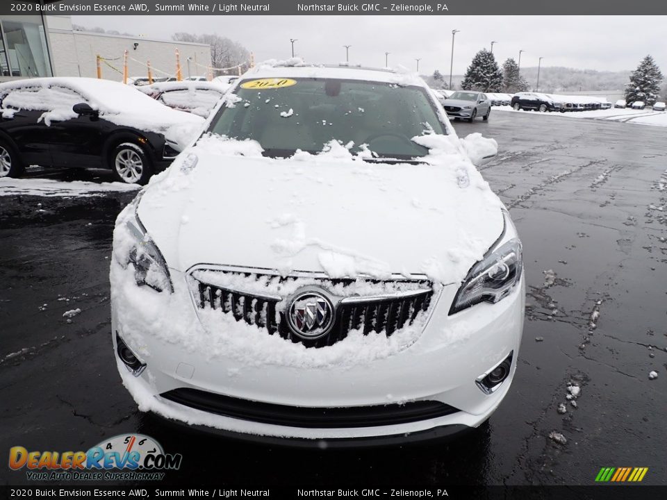 2020 Buick Envision Essence AWD Summit White / Light Neutral Photo #11