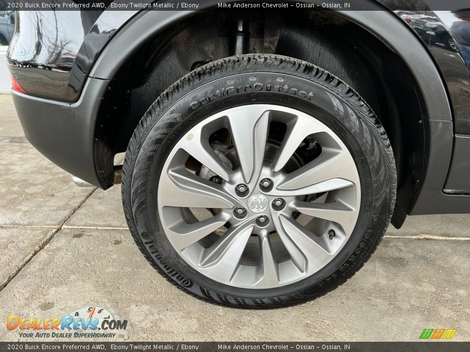 2020 Buick Encore Preferred AWD Ebony Twilight Metallic / Ebony Photo #14
